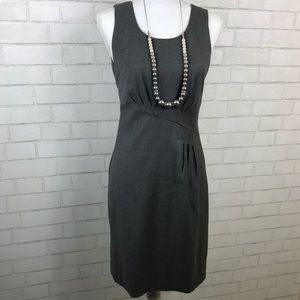 J. Crew Super 120’s Grey Sheath Dress Size 4 - ships free!